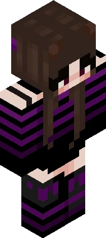Striped Jules Puppy Minecraft skin preview