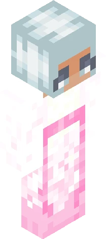 Oc| Astro Hanfu pink and white Minecraft skin preview