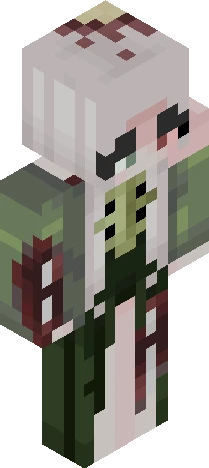 Cerise zombie Minecraft skin preview