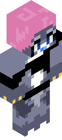 harley fursona clothed variant Minecraft skin preview