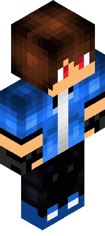 Blue Boy Sunglasses Headphones Minecraft skin preview