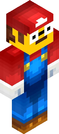 Ned flanders mario suit Minecraft skin preview