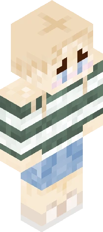 Blonde Girl Minecraft skin preview