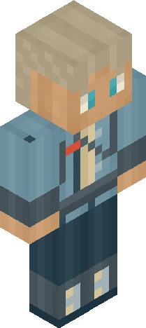 Clockwork Frost Mechanic Minecraft skin preview
