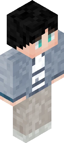 Classic Denim Casual Guy Minecraft skin preview