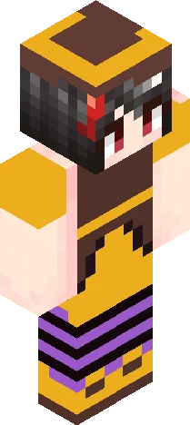 Kitasan Black - Haloween Minecraft skin preview