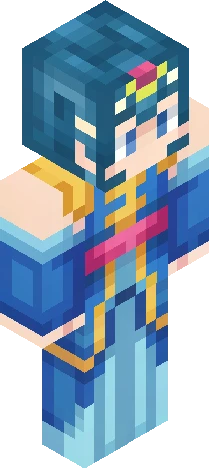 Otohime - Yokai Watch Princess pearl Divamarina Minecraft skin preview