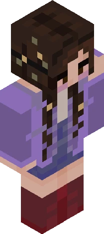 Purple Bunny Mask Minecraft skin preview