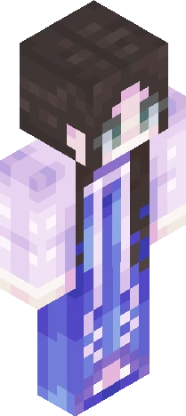 Rae periwinkle hanfu Minecraft skin preview