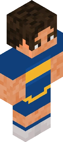 Boca Juniors 26-27 Home Jersey Minecraft skin preview