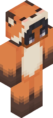 fox outfit Minecraft skin preview