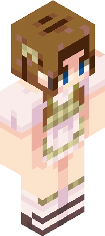 Green Dress Minecraft skin preview