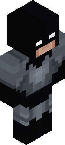 batman no eyes Minecraft skin preview