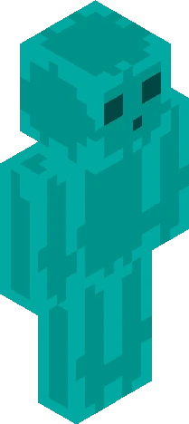 Slime blue Minecraft skin preview
