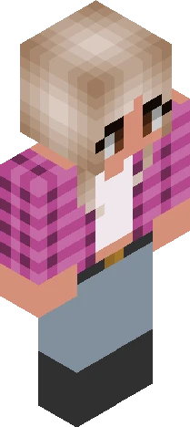 flannel cutie Minecraft skin preview