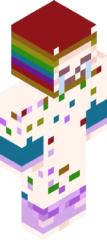 Rainbow Magical Llama (Well That Sucks Lol) Minecraft skin preview