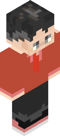 Red Hoodie Minecraft skin preview