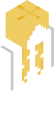 Yellow hair Minecraft skin preview