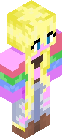 lady rainicorn Minecraft skin preview