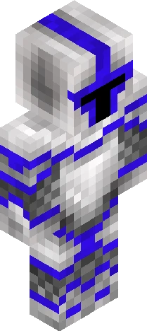 Blue knight Minecraft skin preview