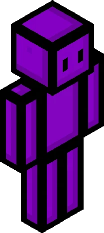 block skin. (with shadows only violet color 2) Minecraft skin preview