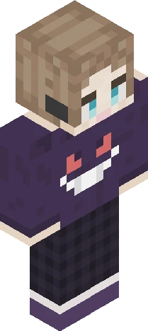 karumuu gengar with headphones alt eyes Minecraft skin preview