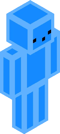 King Blue Slime Minecraft skin preview