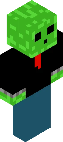 Slime Dressed Minecraft skin preview