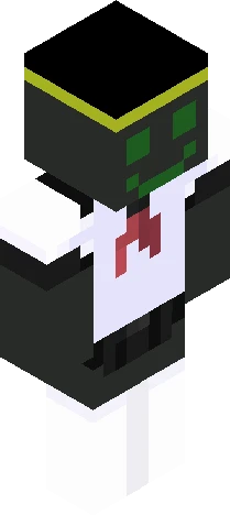 School girl Egghead Minecraft skin preview