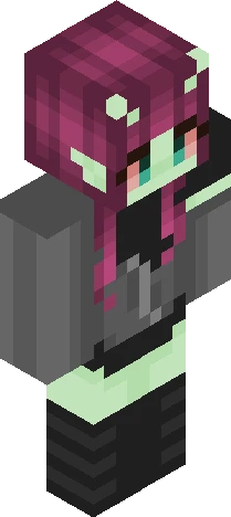 Alien girl (ear fixed) Minecraft skin preview