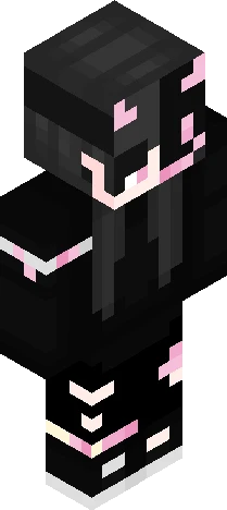 demon girl with mask Minecraft skin preview