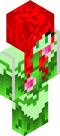 flower poison ivy Minecraft skin preview