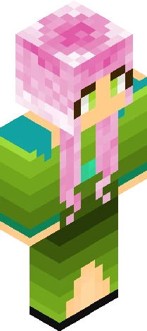 forest prinses whith cape Minecraft skin preview