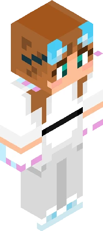 dragon girl fox Minecraft skin preview