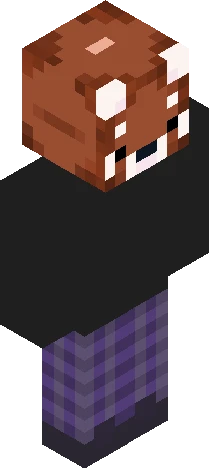 Pj red panda remaster Minecraft skin preview
