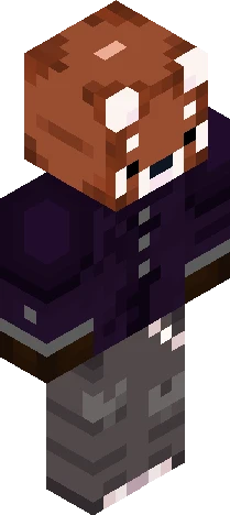 red panda remaster Minecraft skin preview