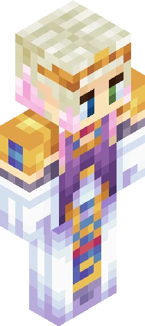 Zelda Twilight Princess Pink blonde hair Minecraft skin preview