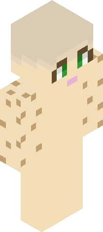 Skin base girl w/Freckles Minecraft skin preview