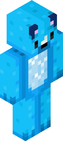 A Blue Dog (2.0) Minecraft skin preview