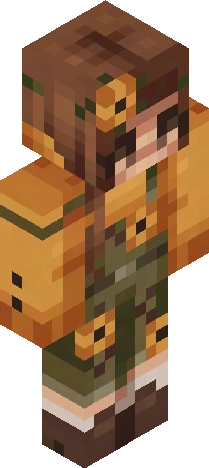 Seliny's sunflower skin EDITED Minecraft skin preview
